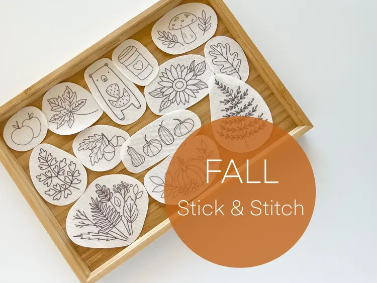 Matryoshka Doll Shop Stick & Stitch Embroidery Patterns (Fall)