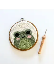 The Urban Acres Frog Punch Needle Kit