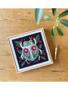 The Urban Acres Spring Beetle Punch Needle Frame Kit