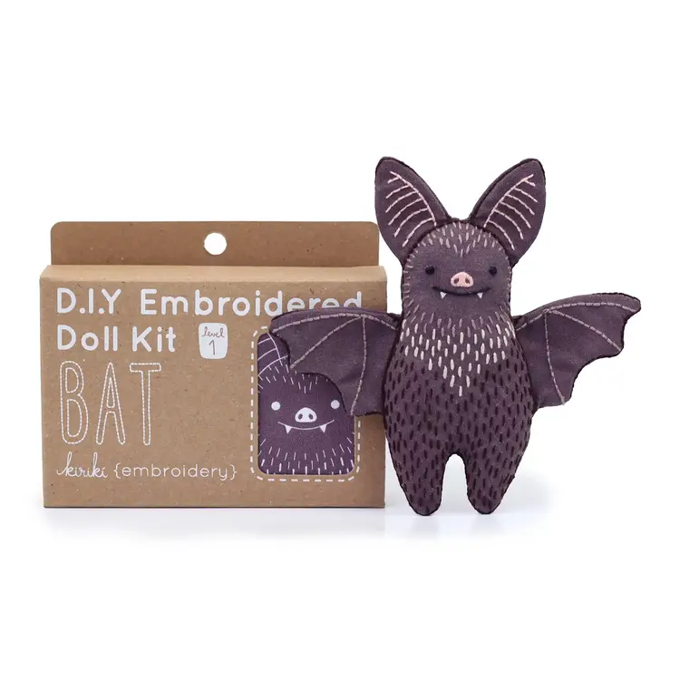 Kiriki Press Bat Embroidery Kit