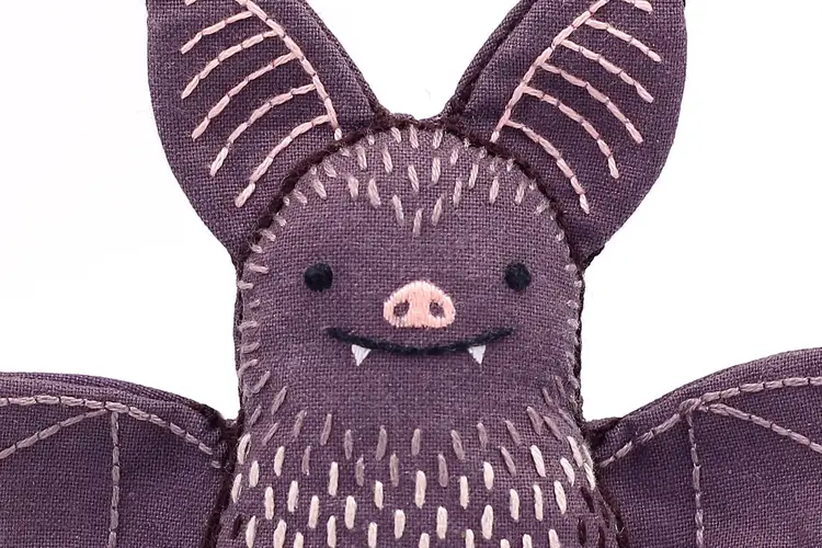 Kiriki Press Bat Embroidery Kit