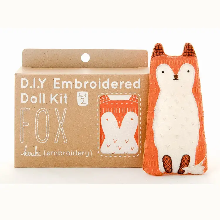 Kiriki Press Fox Embroidery Kit