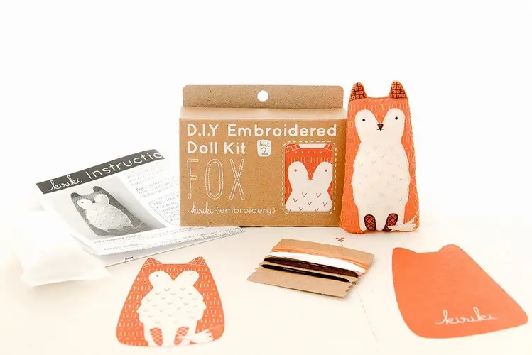 Kiriki Press Fox Embroidery Kit