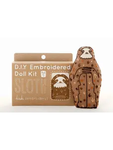 Kiriki Press Sloth Embroidery Kit