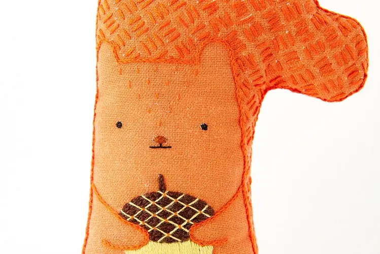 Kiriki Press Squirrel Embroidery Kit