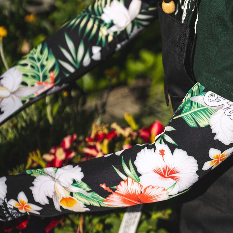 Farmer's Defense Garden Sleeves | Tropical Flower