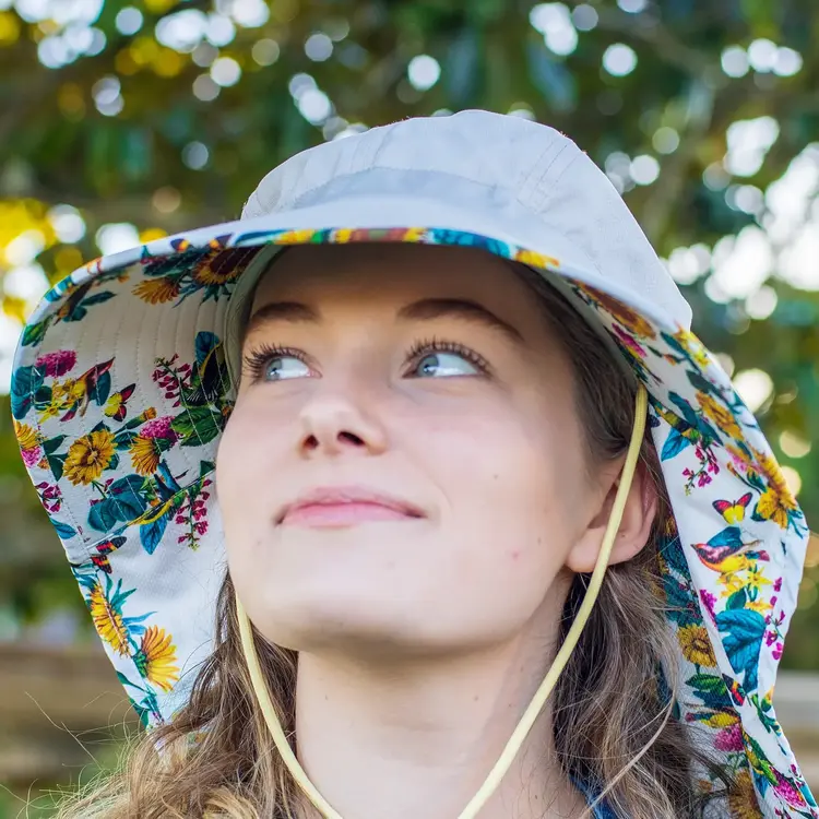 Farmer's Defense Sun Hat | Garden Flower