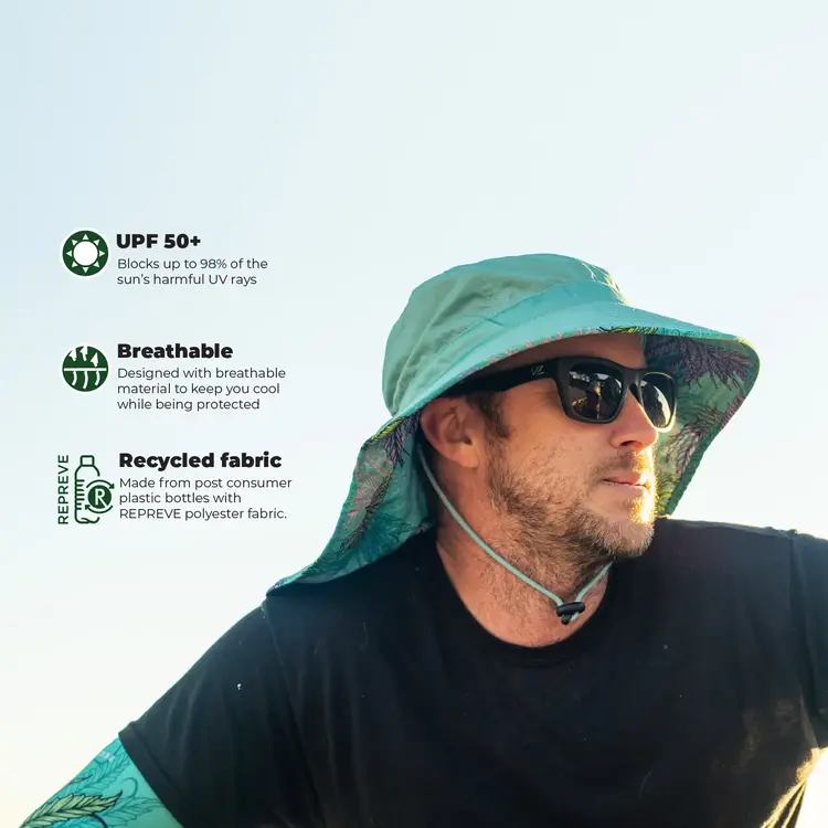 Farmer's Defense Sun Hat | Sea Weed