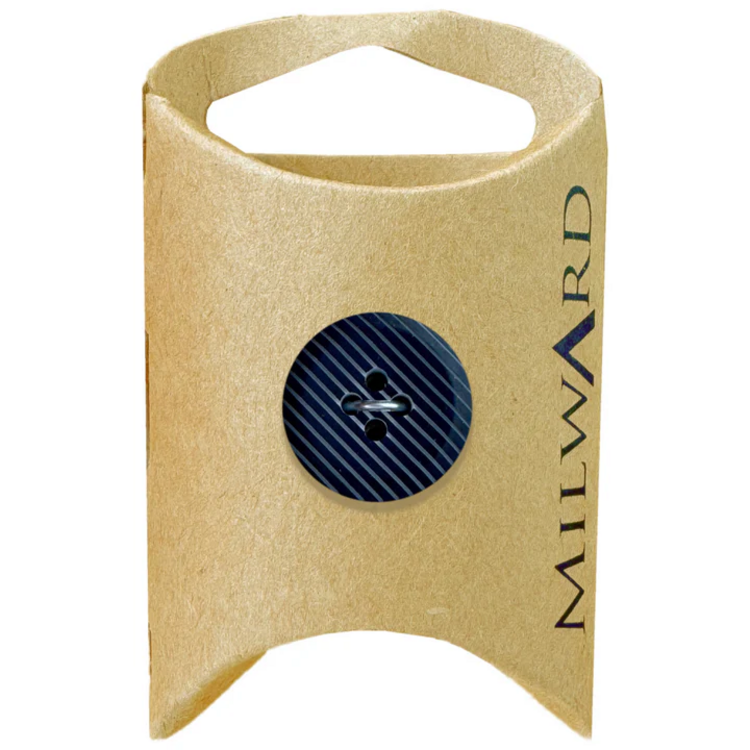 Milward Green MGB163-13/16“ Nylon 4-hole Striped Button