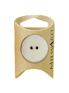 Milward Green MGB101-1 4/16“ Coconut With Epoxy 2-hole Button