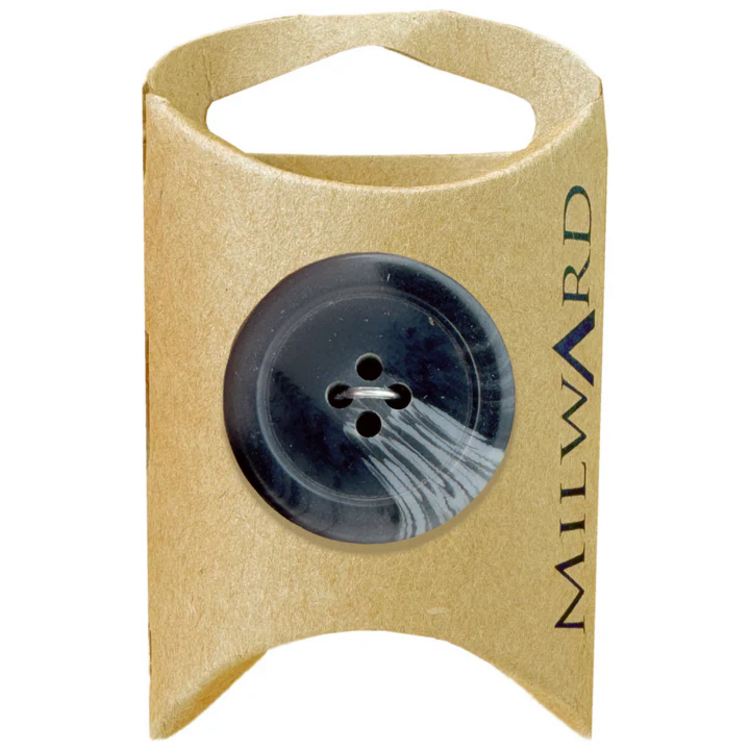 Milward Green MGB119-1 3/16“ Polyester 4-hole Marble Edge Button