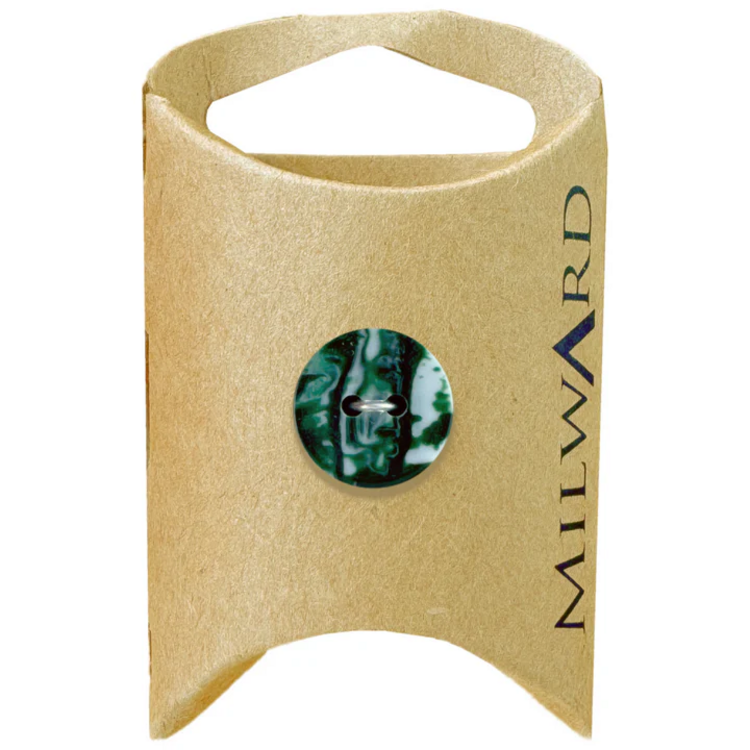 Milward Green MGB309-11/16“ Polyester 2-hole Granite Look Button