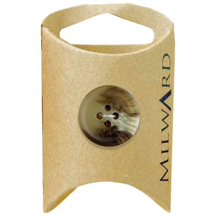 Milward Green MGB337-14/16“ Polyester 4-hole Variegated Button