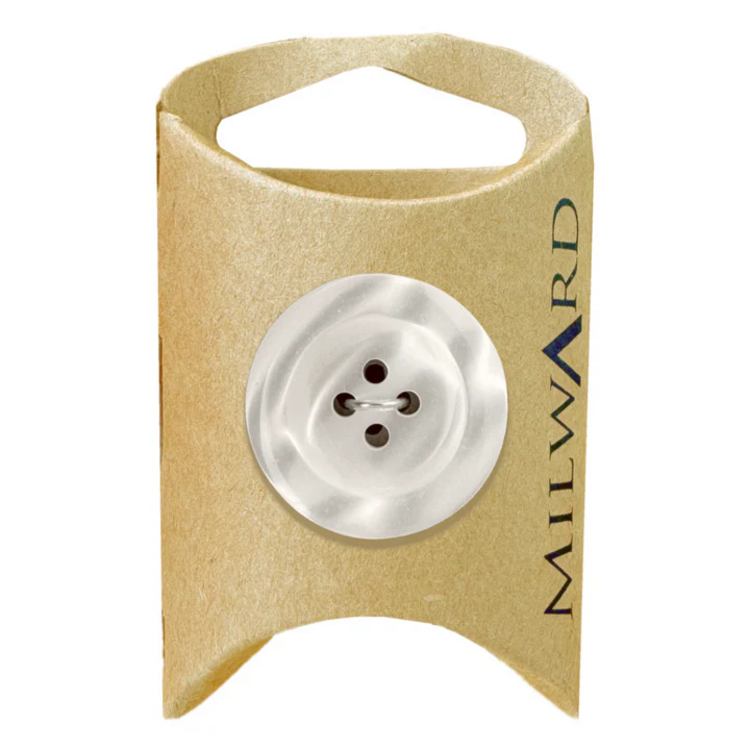 Milward Green MGB031-1 1/16“ Polyester 4-hole Shiny Button