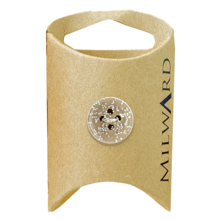 Milward Green MGB054-11/16“ Nylon 2-hole Glitter Button