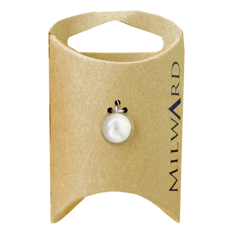 Milward Green MGB079-7/16“ Polyester Dangly Pearl Button