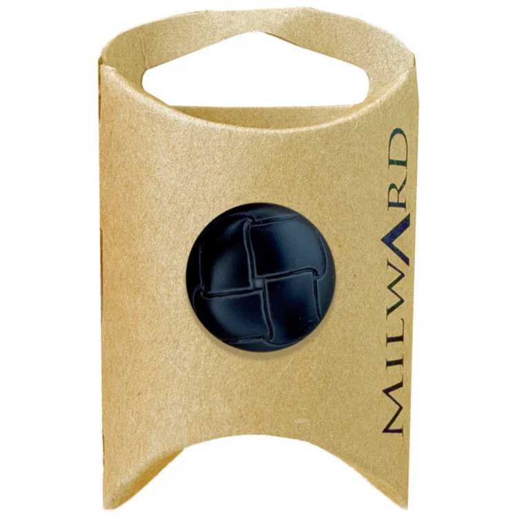 Milward Green MGB146-14/16“ Abs Shank Faux Leather Button