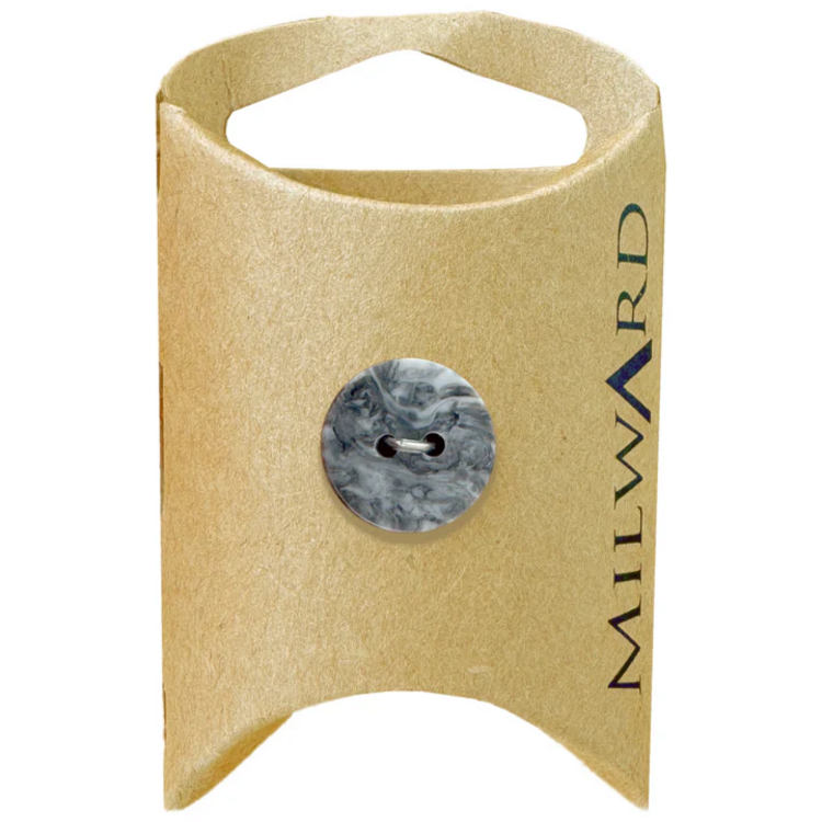 Milward Green MGB195-11/16“ Polyester 2-hole Marble Button