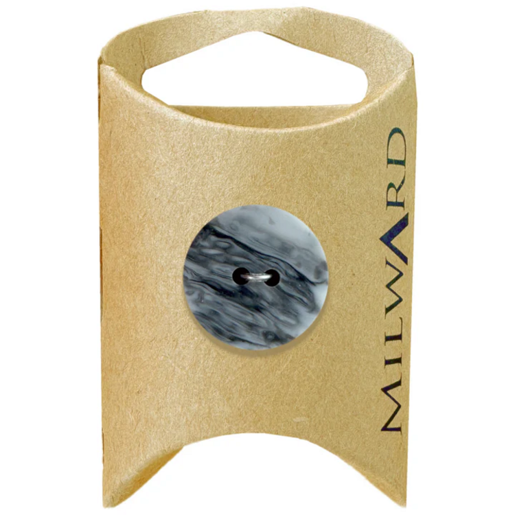 Milward Green MGB196-14/16“ Polyester 2-hole Marble Button