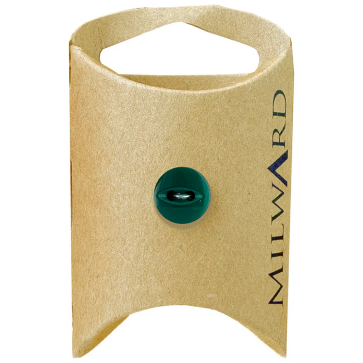 Milward Green MGB215-8/16“ Polyester 2-hole Fisheye Button