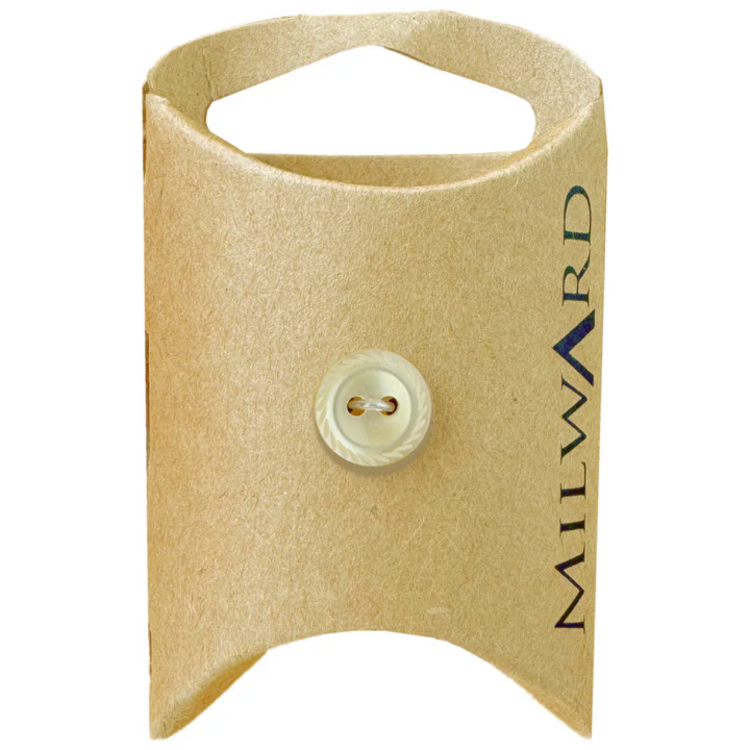 Milward Green MGB227-8/16“ Polyester 2-hole Rope Edge Button