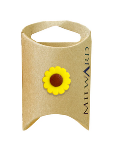 Milward Green MGB297-13/16“ Polyester Shank Sunflower Button