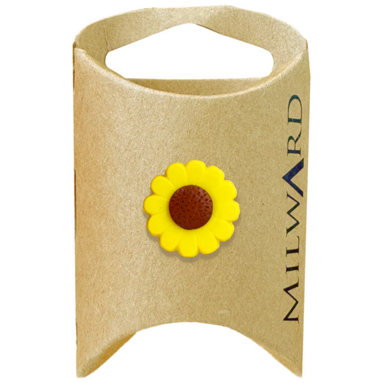 Milward Green MGB297-13/16“ Polyester Shank Sunflower Button