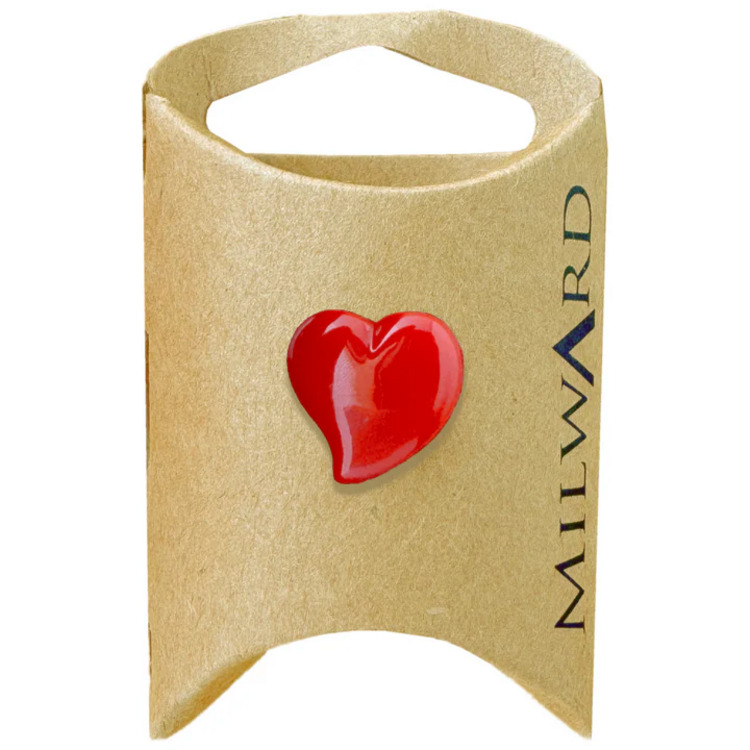 Milward Green MGB367-13/16“ Nylon Shank Heart Button