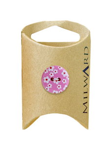 Milward Green MGB371-13/16“ Nylon 2-hole Neon Foral Button