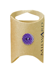 Milward Green MGB385-11/16“ Nylon 2-hole Polka Dot Button
