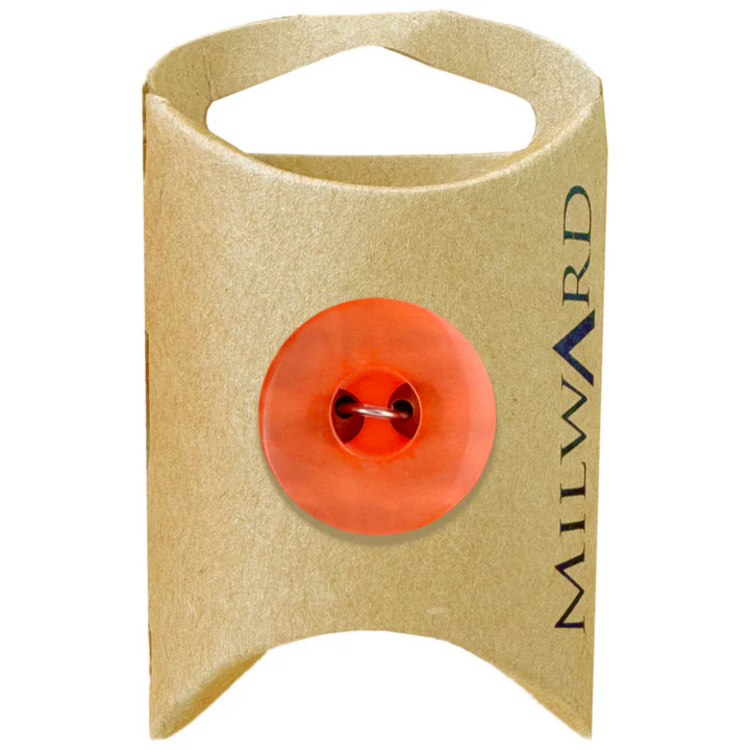 Milward Green MGB427-14/16“ Polyester 2-hole Pearlised Button
