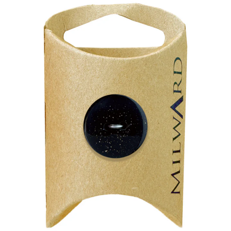 Milward Green MGB470-14/16“ Polyester 2-hole Gold Glitter Button