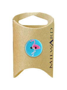 Milward Green MGB478-13/16“ Polyester 2-hole Flamingo Button
