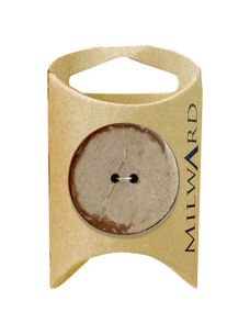 Milward Green MGB497-1 4/16“ Coconut 2-hole Round Button