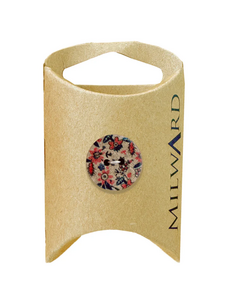 Milward Green MGB518-13/16“ Coconut 2-hole Floral Button