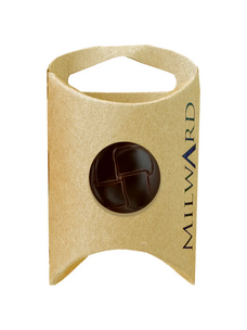 Milward Green MGB524-14/16“ Abs Shank Faux Leather Button