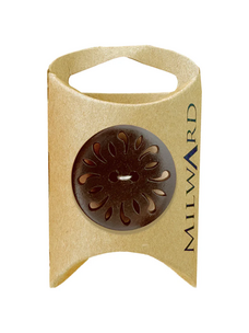 Milward Green MGB532-1 4/16“ Polyester 2-hole Die Cut Button