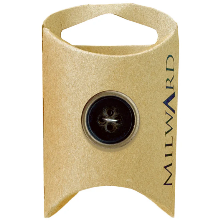 Milward Green MGB526-14/16“ Zinc Alloy 4-hole Gold Rim Button