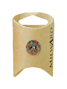 Milward Green MGB552-11/16“ Coconut 2-hole Printed Button