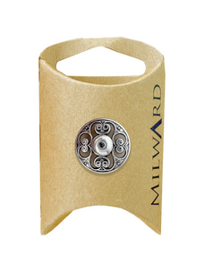 Milward Green MGB580-13/16“ Metal Shank Filigree Button