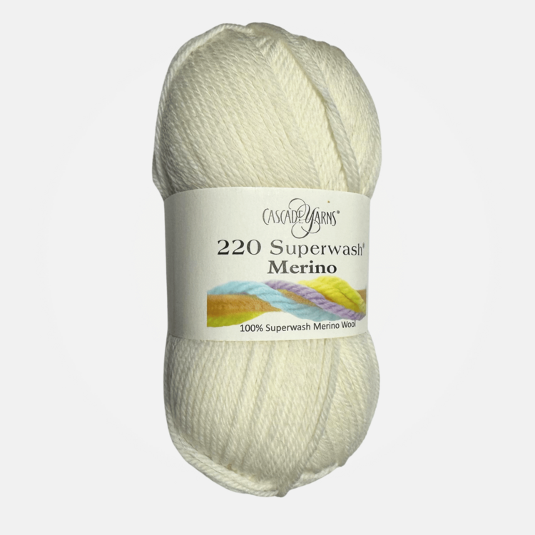 Cascade Yarns 220 Superwash Merino | 25 (White)