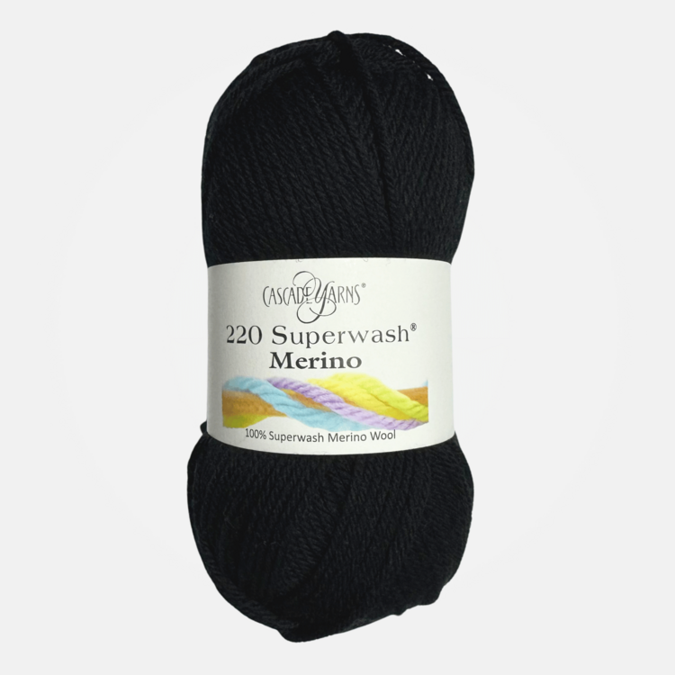 Cascade Yarns 220 Superwash Merino | 28 (Black)