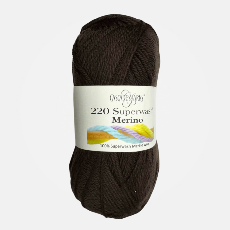 Cascade Yarns 220 Superwash Merino | 145 (Bitter Chocolate)