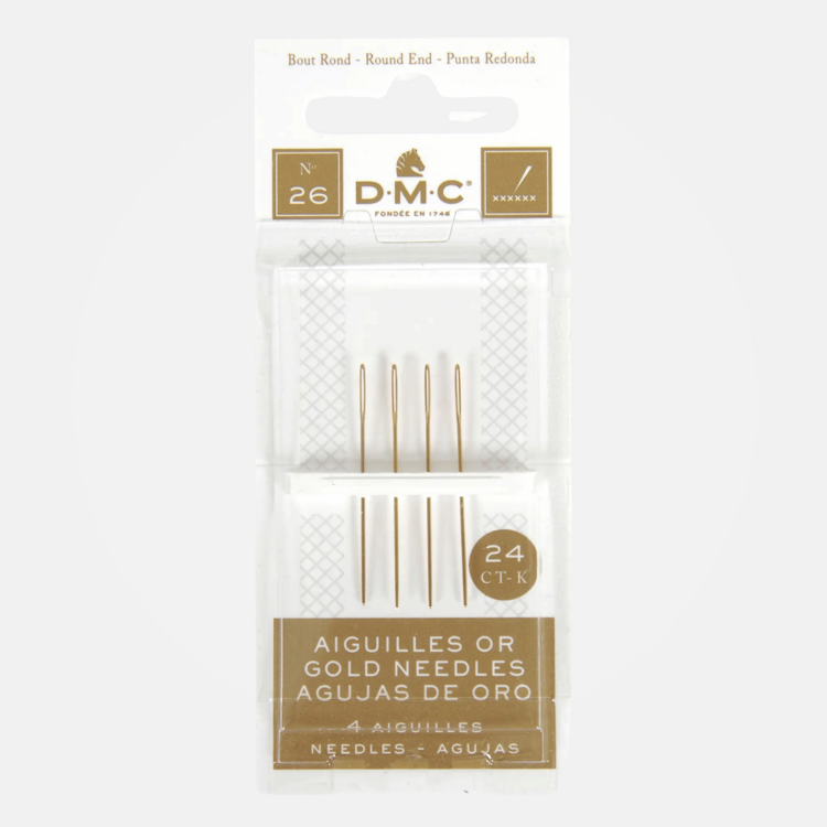DMC Gold Tapestry/Cross Stitch Needle (Size 26)