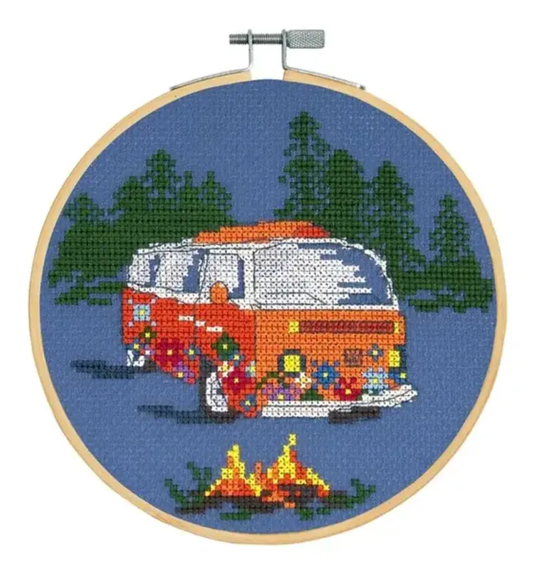 DMC Orange Van Cross Stitch Kit