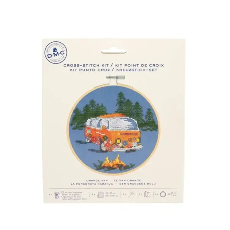 DMC Orange Van Cross Stitch Kit