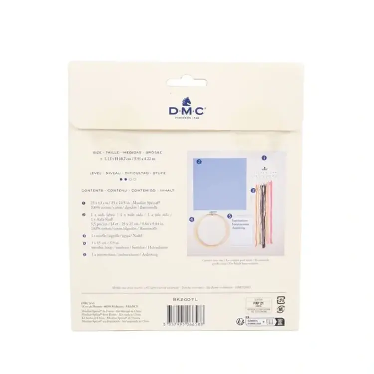 DMC Pink Beetle Cross Stitch Kit