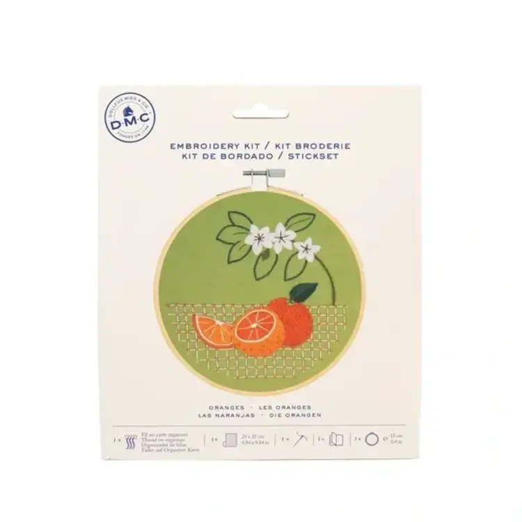 DMC Oranges Embroidery Kit