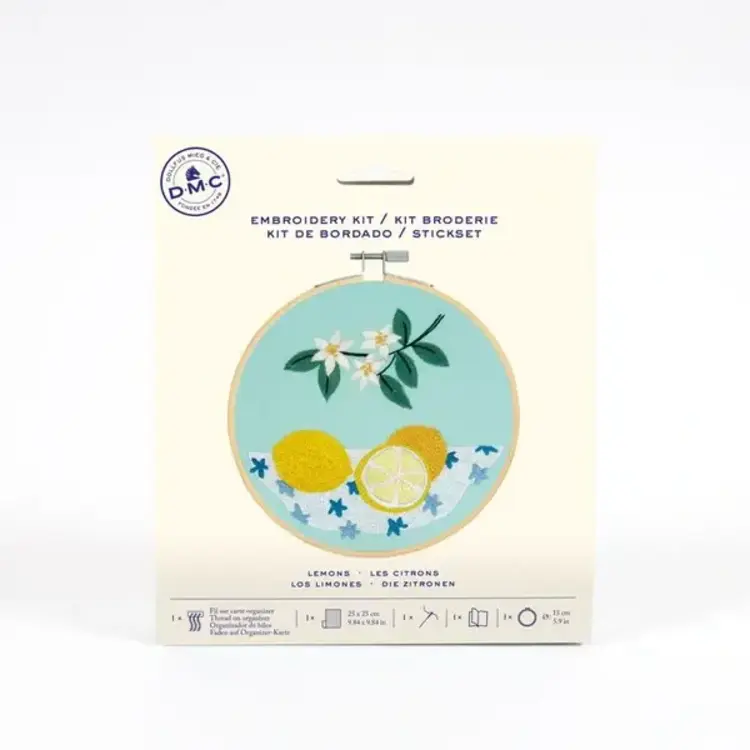 DMC Lemons Embroidery Kit