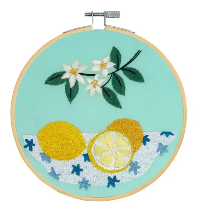 DMC Lemons Embroidery Kit